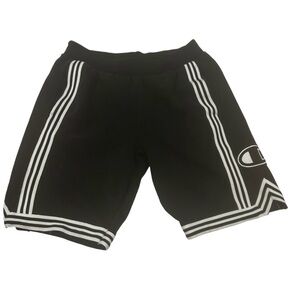 Champion reverse Weave shorts mens Size medium black white retro sporty casual